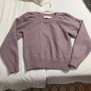 Astr Women's Mauve Crew Neck Sweater